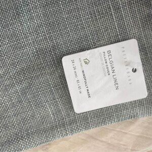 2 Pottery Barn Belgian Linen pillow covers